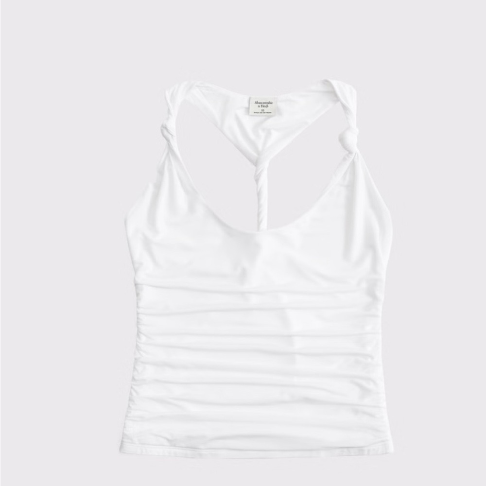 Abercrombie & Fitch White Tank Top